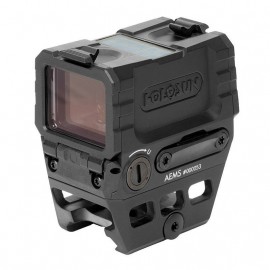 Коллиматорный прицел Holosun Open Reflex AEMS 221301 Green Dot Reticle с солнечной батареей на Weaver