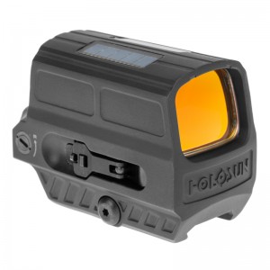 Коллиматорный прицел Holosun Enclosed Elite HE512T-RD 2MOA с солнечной батареей на Weaver