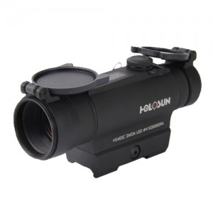 Коллиматорный прицел Holosun Infiniti HS402C 2 MOA быстросъемный на Weaver