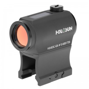 Коллиматорный прицел Holosun Micro Elite HE403C-GR 2 MOA на Weaver