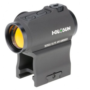 Коллиматорный прицел Holosun Micro Elite HE503GU-GR 2 MOA на Weaver