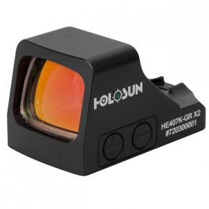 Коллиматорный прицел Holosun Open Elite HE407K-GR X2 6 MOA Shake Awake на Weaver
