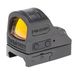 Коллиматорный прицел Holosun Open Elite HE407C-GR 2 MOA на Weaver