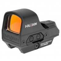 Коллиматорный прицел Holosun Open Reflex HS510C 2 MOA с солнечной батареей быстросъемный на Weaver