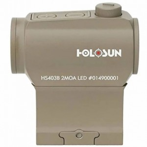 Коллиматорный прицел Holosun Paralow HS403B-FDE 2 MOA на Weaver