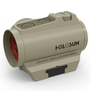 Коллиматорный прицел Holosun Paralow HS503GU-FDE 2MOA на Weaver