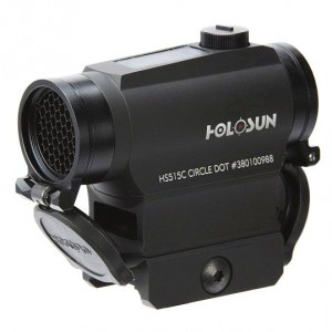 Коллиматорный прицел Holosun Paralow HS515C 2MOA с солнечной батареей на Weaver