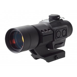 Коллиматорный прицел Holosun Tube HS406C 2 MOA с солнечной батареей на Weaver