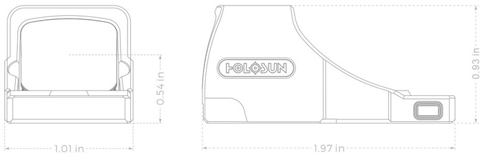 Коллиматор Holosun SCS MP2 GR