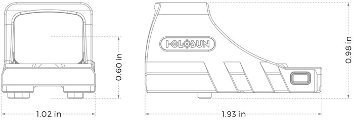 Коллиматор Holosun SCS PDP GR