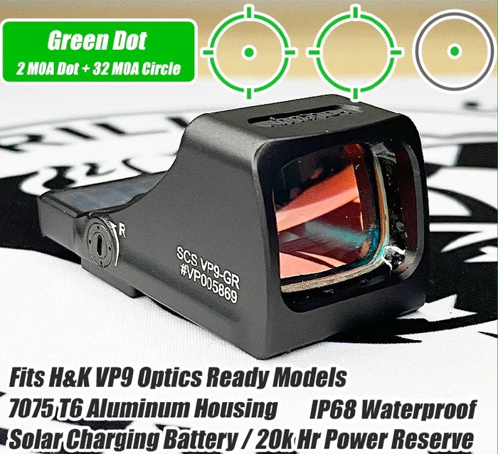 Коллиматорный прицел Holosun SCS VP9 GR