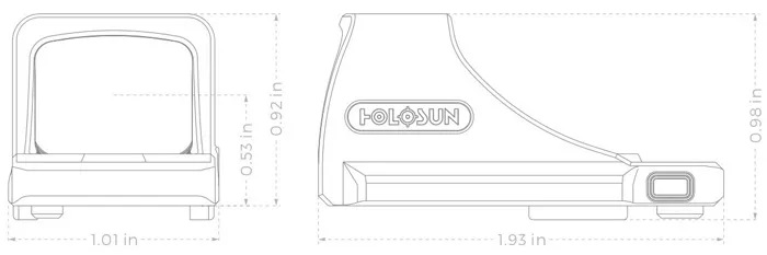 Коллиматор Holosun SCS VP9 GR