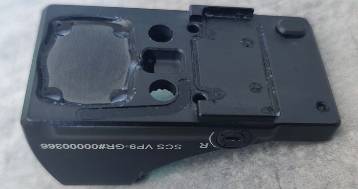 Коллиматорный прицел Holosun SCS VP9-GR 2 MOA + 32 MOA с солнечной батареей для Heckler & Koch VP9