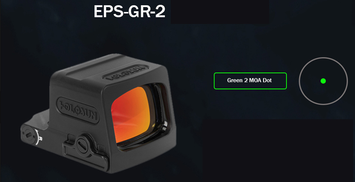 Holosun EPS Green Dot 2 MOA